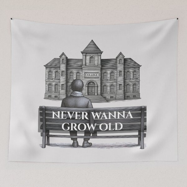 Item preview, Never Wanna Grow Old designed and sold by AppealingVibes.