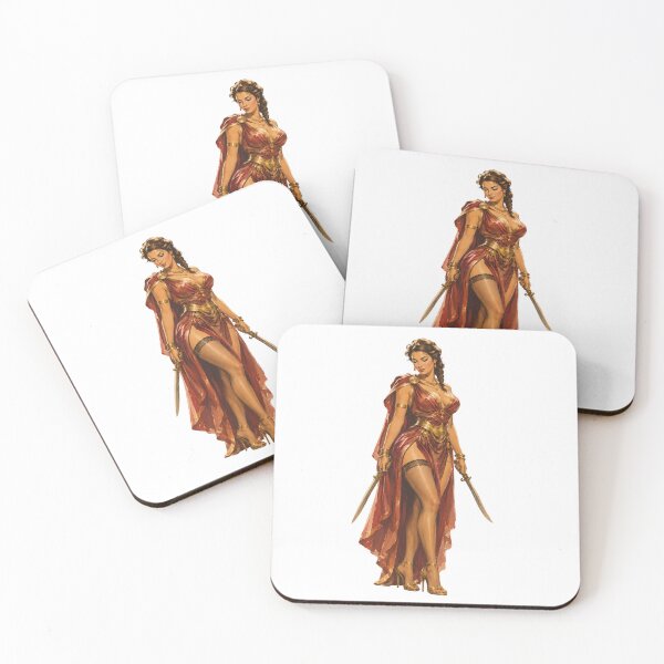 Item preview, Roman Warrior Pin-Up | Vintage Fantasy Goddess designed and sold by Cosplayvintage.