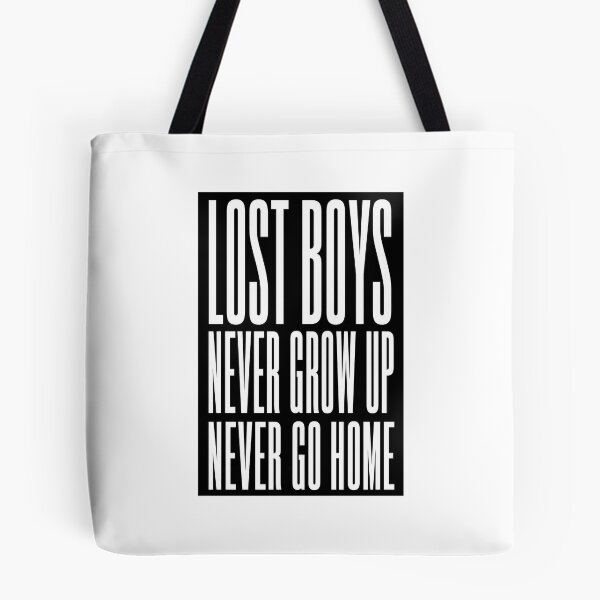 Item preview, Lost Boys Never Grow Up Never Go Home - Phoebe Bridgers inspired typography design (by Daily Ghost Graphics) designed and sold by DailyGhost.