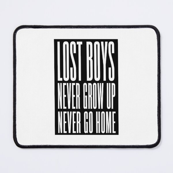 Item preview, Lost Boys Never Grow Up Never Go Home - Phoebe Bridgers inspired typography design (by Daily Ghost Graphics) designed and sold by DailyGhost.