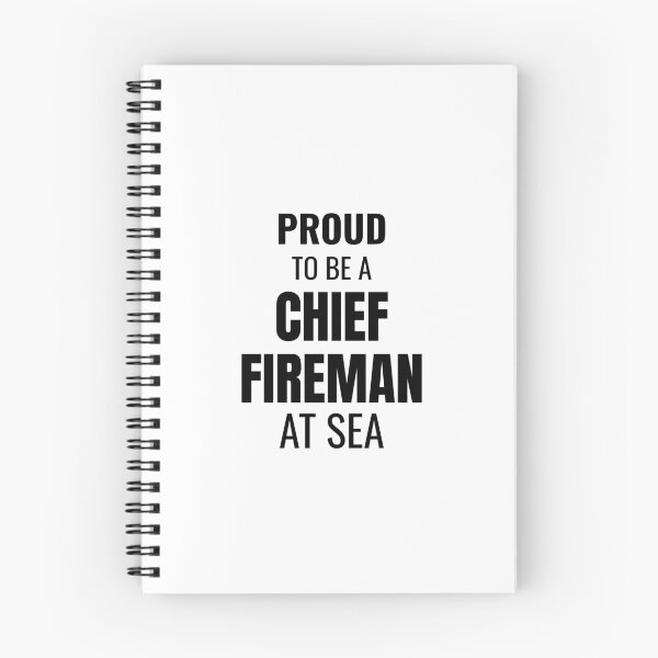 Item preview, Proud to be a Chief Fireman at Sea (Black) designed and sold by ShipCrewNation.