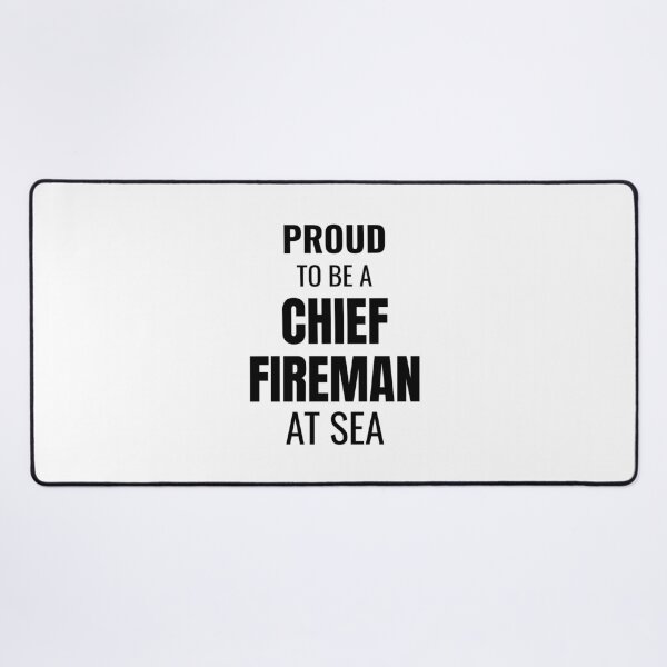 Item preview, Proud to be a Chief Fireman at Sea (Black) designed and sold by ShipCrewNation.