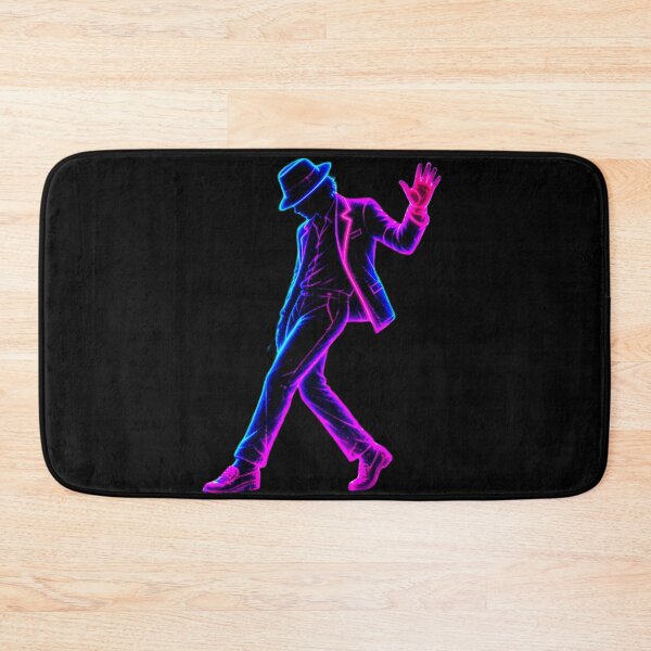 Item preview, Neon Dance Icon in Electric Blue and Magenta designed and sold by ExploreAura Studio.