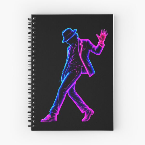 Item preview, Neon Dance Icon in Electric Blue and Magenta designed and sold by ExploreAura Studio.