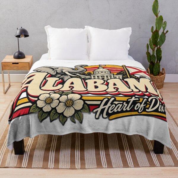 Item preview, Alabama Heart of Dixie Vintage State Pride Retro Graphic Tee designed and sold by TM DESIGNS AND MORE.