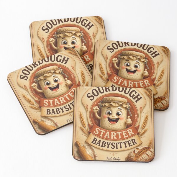 Item preview, Sourdough Starter Babysitter Vintage Badge Tee--#SourdoughStarter # designed and sold by mo-carnival.