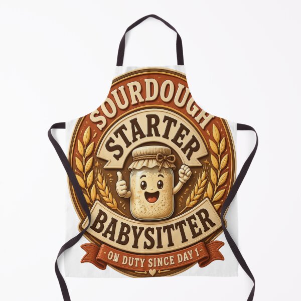 Item preview, Sourdough Starter Babysitter Vintage Badge Tee--#SourdoughStarter # designed and sold by mo-carnival.