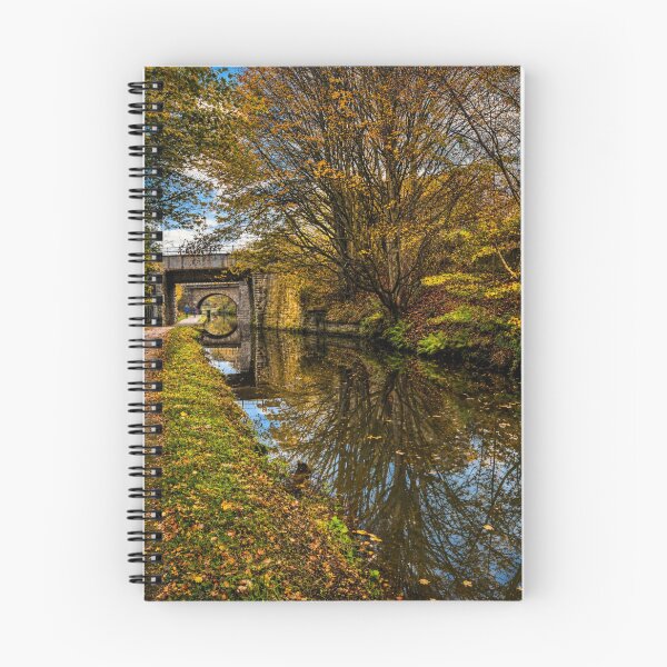 Item preview, Chesterfield canal golden reflections designed and sold by Astute-Artio-Photography.