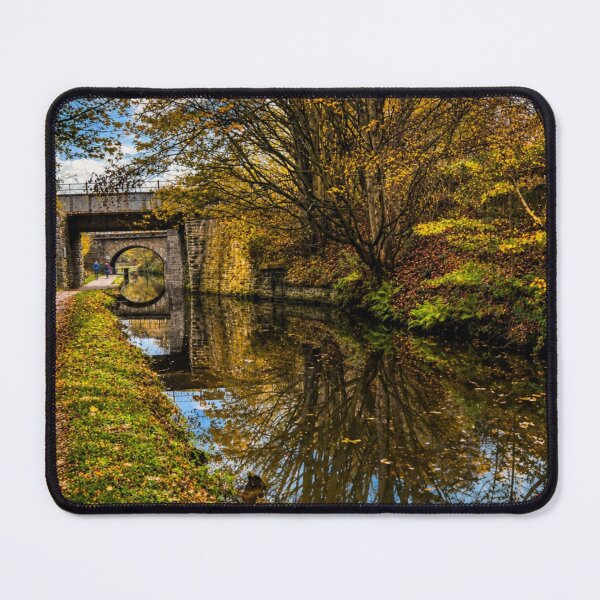 Item preview, Chesterfield canal golden reflections designed and sold by Astute-Artio-Photography.