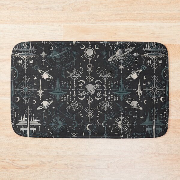 Item preview, Cosmic Sacred Geometry Dark Celestial Astrology Pattern designed and sold by ART ATTACK ZONE.