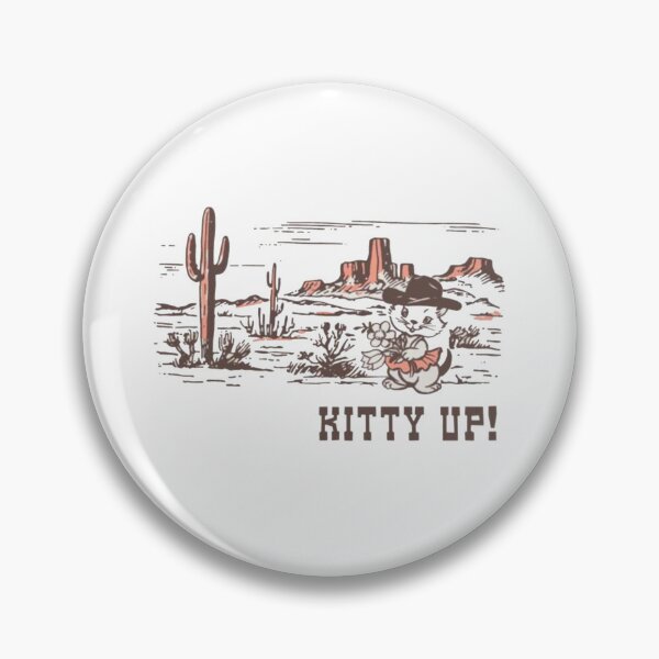 Item preview, Kitty Up Cowgirl Cat Retro Western Cat  designed and sold by Gbriel3.