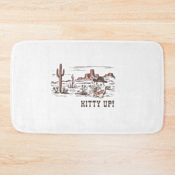 Item preview, Kitty Up Cowgirl Cat Retro Western Cat  designed and sold by Gbriel3.