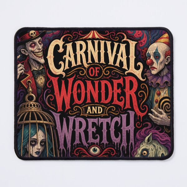 Item preview, Creepy Halloween Circus – Surreal Midnight Carnival designed and sold by Jandedan.