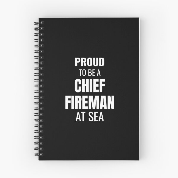 Item preview, Proud to be a Chief Fireman at Sea (White) designed and sold by ShipCrewNation.
