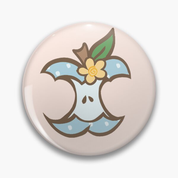 Item preview, Apple flower (blue) designed and sold by gross-girl99.