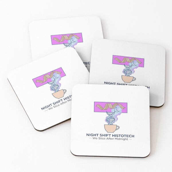 Item preview, Night Shift Histotech We Slice After Midnight Funny Histology Lab Design designed and sold by TauqeerArts.