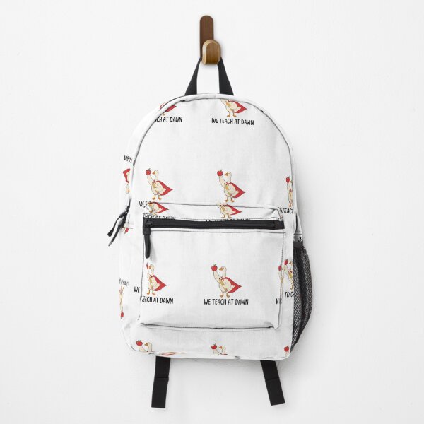 Item preview, We Teach At Dawn Funny Goose Teacher Humor designed and sold by FreshVibe Prints.
