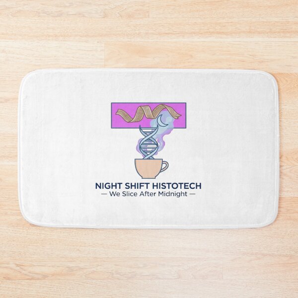 Item preview, Night Shift Histotech We Slice After Midnight Funny Histology Lab Design designed and sold by TauqeerArts.