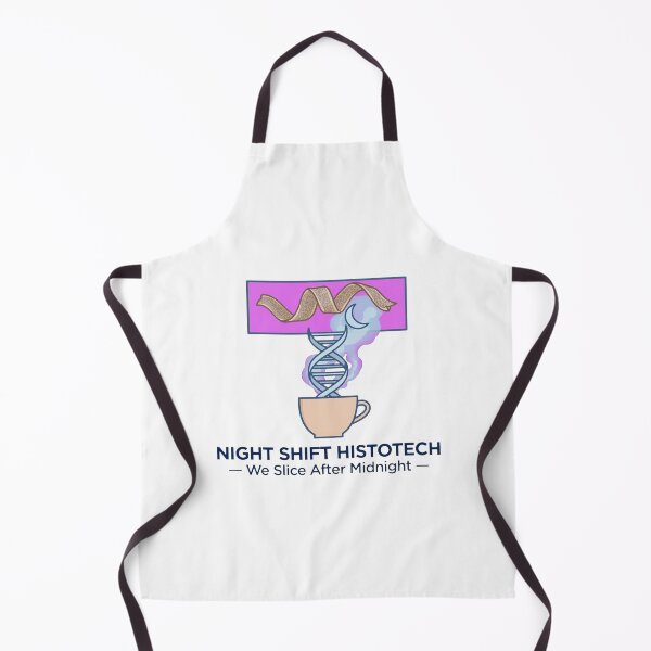 Item preview, Night Shift Histotech We Slice After Midnight Funny Histology Lab Design designed and sold by TauqeerArts.
