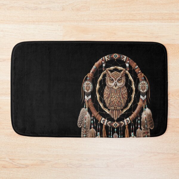 Item preview, Red-Tail Hawk Dreamcatcher Mandala designed and sold by DeBrainstore.