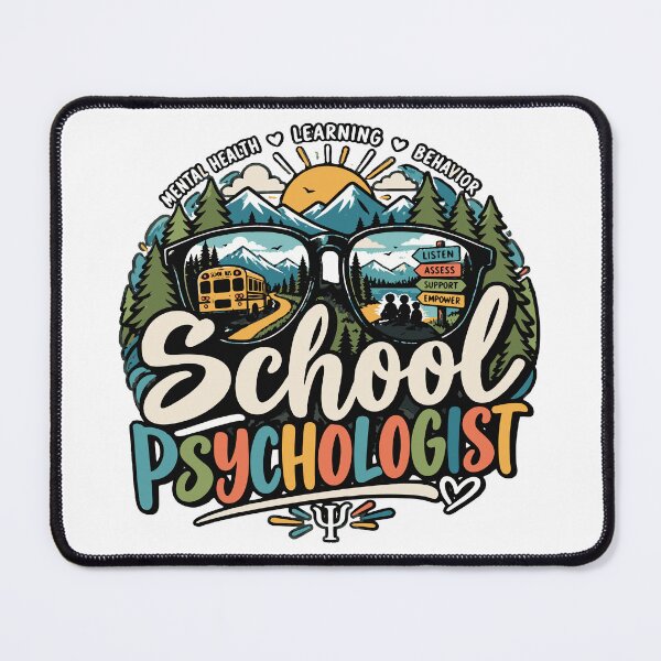 Item preview, School Psychologist | Mental Health Learning Behavior Retro Design designed and sold by Sunday.Supply.