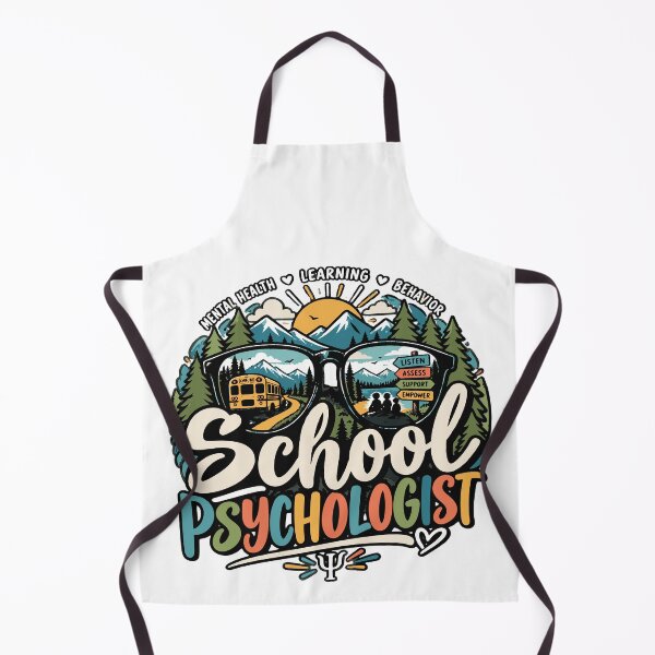 Item preview, School Psychologist | Mental Health Learning Behavior Retro Design designed and sold by Sunday.Supply.