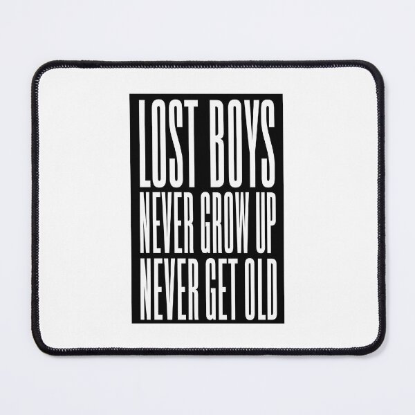 Item preview, Lost Boys Never Grow Up Never Get Old - Phoebe Bridgers inspired typography design (by Daily Ghost Graphics) designed and sold by DailyGhost.