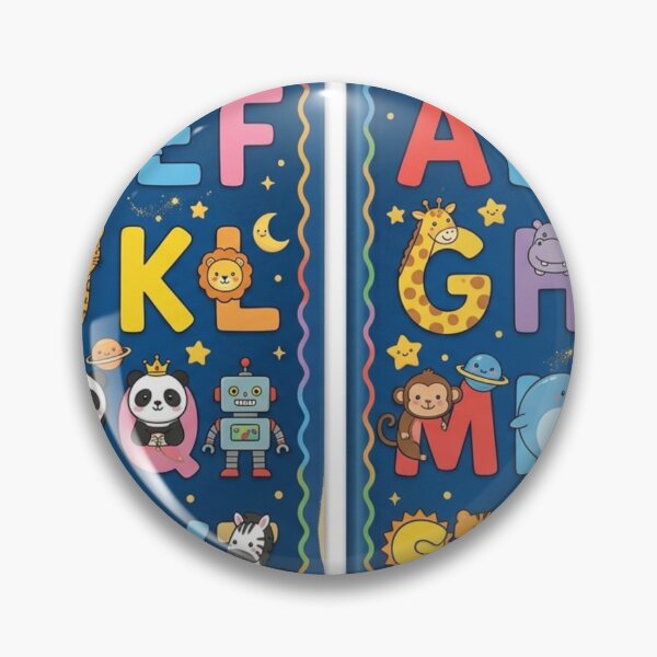Artikelvorschau, Niedliches englisches ABC-Muster für Kinder und Vorschulkinder entworfen und verkauft von MemoMetaverse.