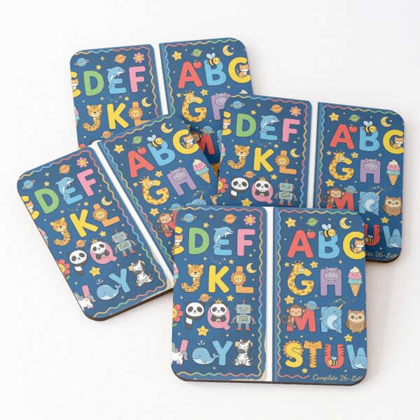 Item preview, Cute English Alphabet ABC Pattern for Kids & Preschool designed and sold by MemoMetaverse.