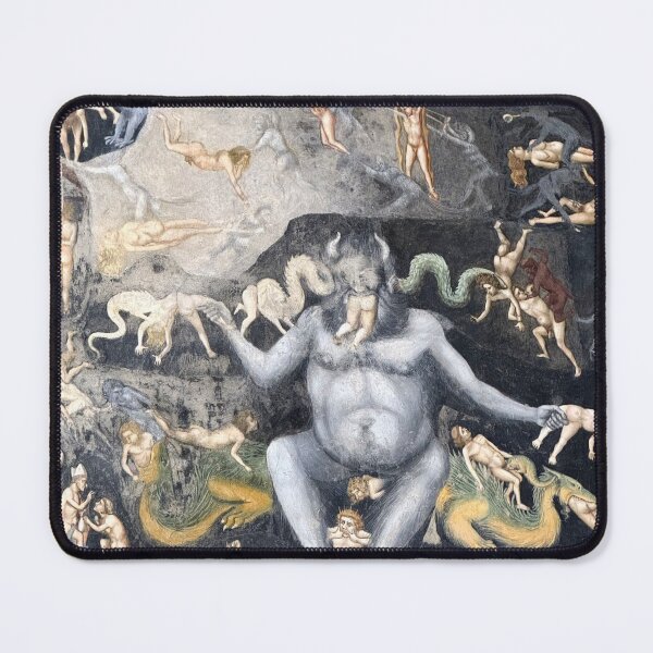 Item preview, Giotto di Bondone - the last judgement, the prince of hell grabs the damned, the scrovegni chapel designed and sold by catnamedtiffany.