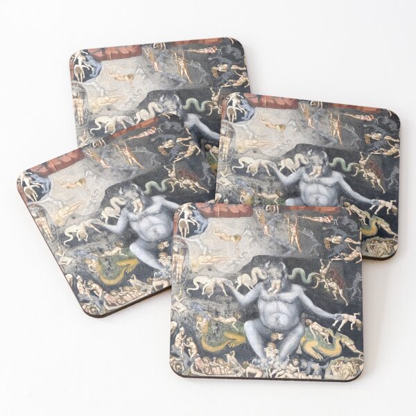 Item preview, Giotto di Bondone - the last judgement, the prince of hell grabs the damned, the scrovegni chapel designed and sold by catnamedtiffany.