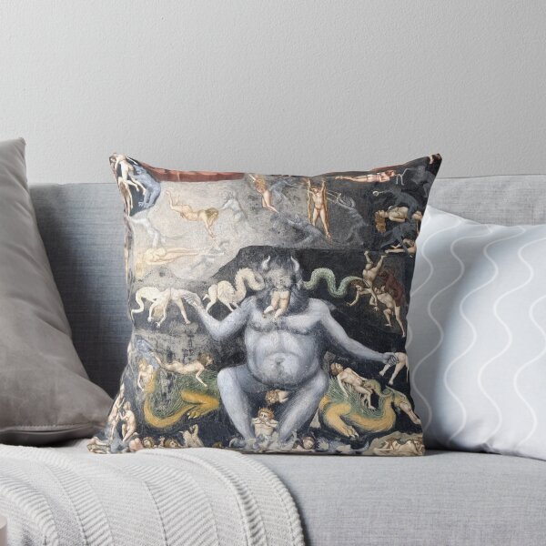 Item preview, Giotto di Bondone - the last judgement, the prince of hell grabs the damned, the scrovegni chapel designed and sold by catnamedtiffany.
