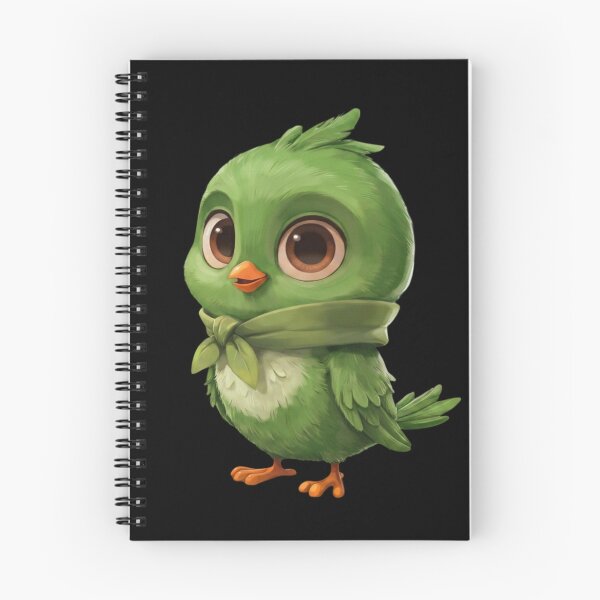 Item preview, cute green bird designed and sold by 123ks.