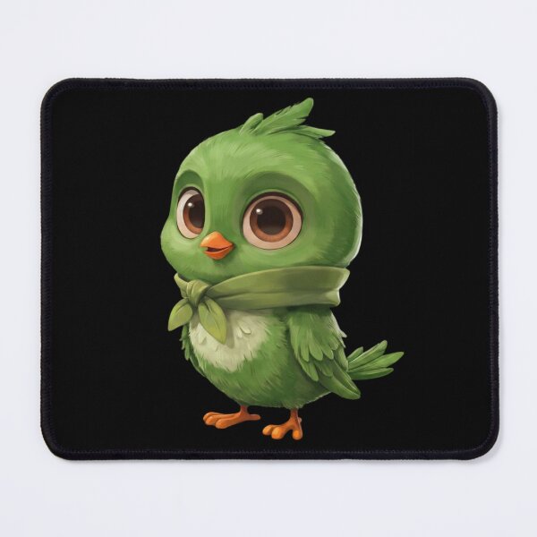 Item preview, cute green bird designed and sold by 123ks.