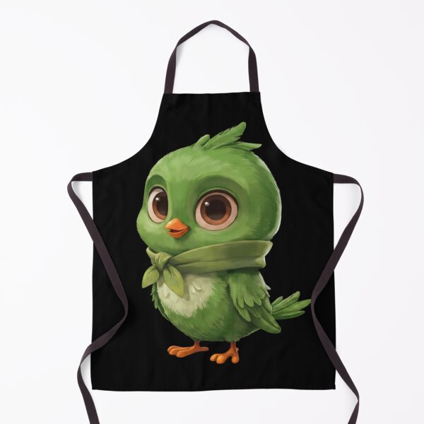 Item preview, cute green bird designed and sold by 123ks.