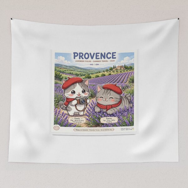 Item preview, Red Berets: Freda and Junior - Provence Lavender Fields Summer Adventure designed and sold by MAISON SYLVIE.