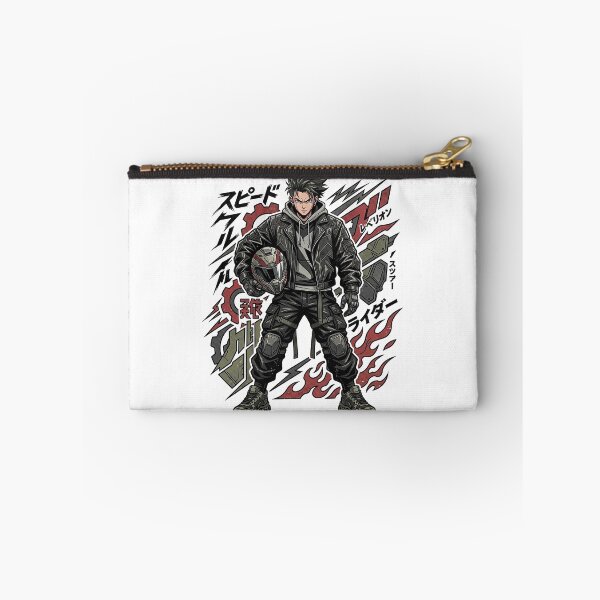 Item preview, Anime Motorcycle Rider Streetwear – Japanese Biker Flame Graphic designed and sold by cannsuh.