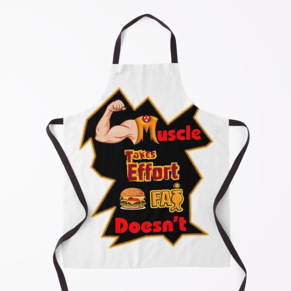 Item preview, Muscle Takes Effort, Fat Doesn't - Funny Fitness Quote designed and sold by T2T-ees.