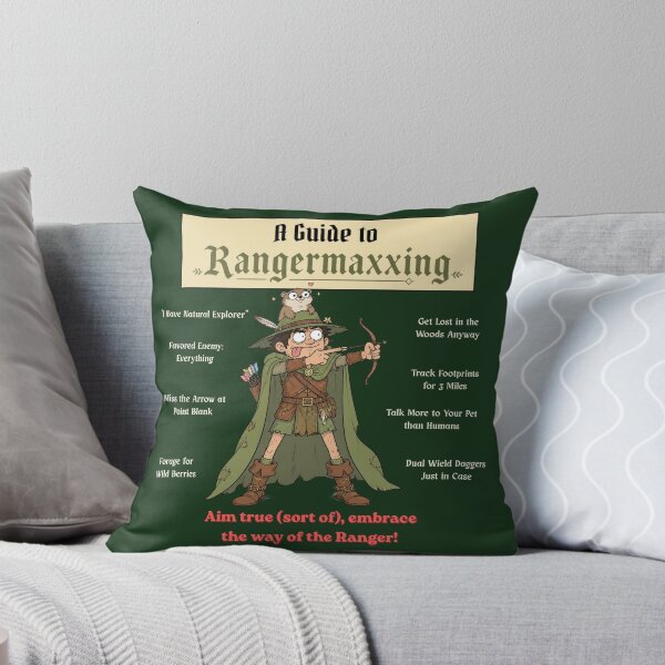 Item preview, A Guide to Rangermaxxing (Dark Edition) - DND RPG Meme designed and sold by Dice_Goblin_Studio.