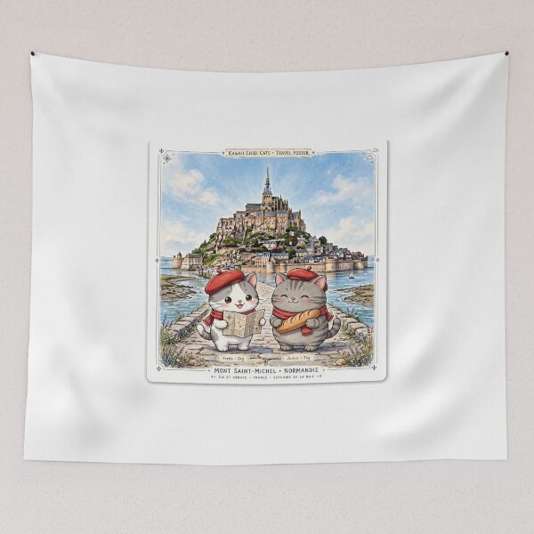 Item preview, Freda and Junior - Mont Saint-Michel France Adventure designed and sold by MAISON SYLVIE.