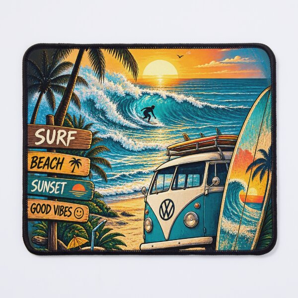 Item preview, Surfing, Beach & Sunset – Summer Vibes designed and sold by wondershow.