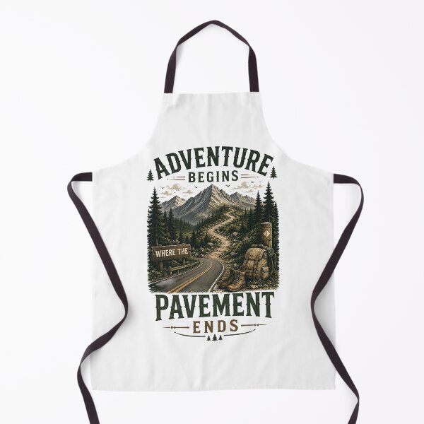 Item preview, Adventure Begins Where the Pavement Ends designed and sold by Side Quest Co..