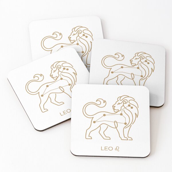 Item preview, Leo Zodiac Sign Minimalist Line Art Lion Constellation Design designed and sold by Osmose-Studio.