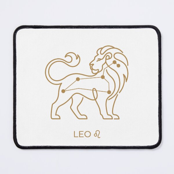 Item preview, Leo Zodiac Sign Minimalist Line Art Lion Constellation Design designed and sold by Osmose-Studio ⭐⭐⭐⭐⭐.