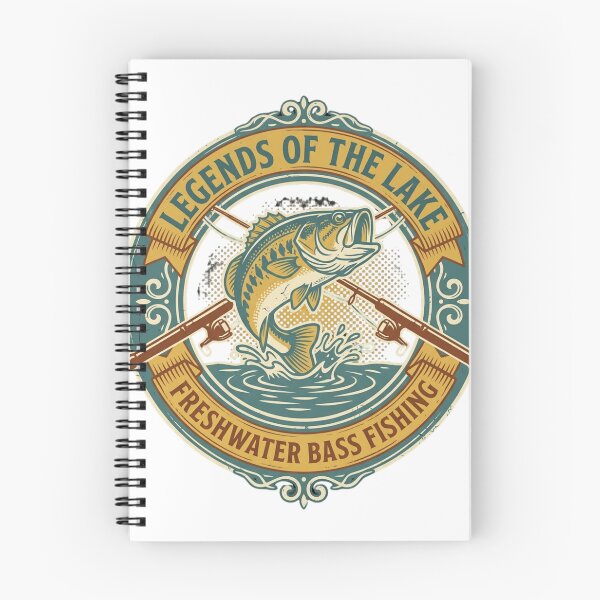 Item preview, Retro Vintage Bass Fishing Badge Angler Design designed and sold by NeonNerd Studio.