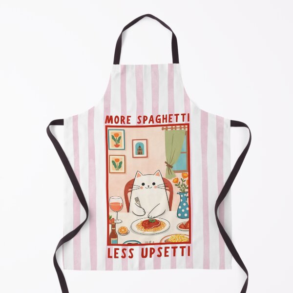 Item preview, More Spaghetti Less Upsetti Cat Art designed and sold by OopsieDaisiesSh.
