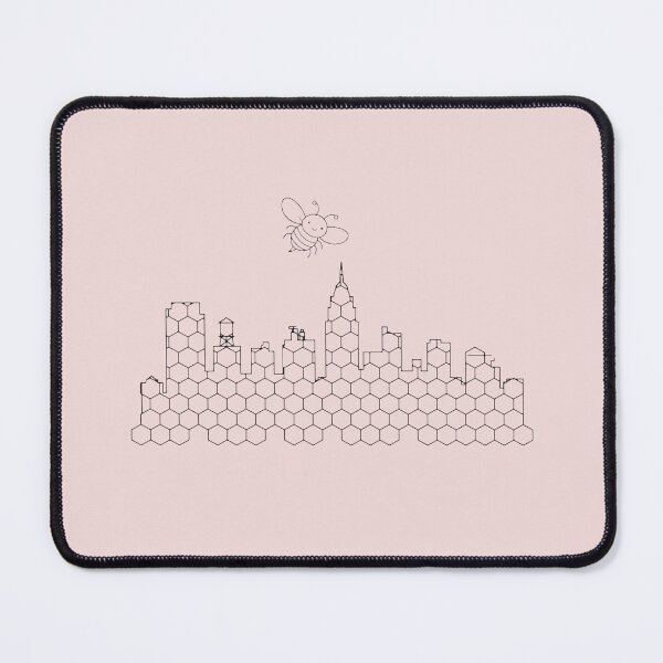 Item preview, Rooftop Beekeeper City Honey Club Urban Beekeeping Minimalist Line Art designed and sold by TauqeerArts.
