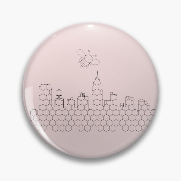 Item preview, Rooftop Beekeeper City Honey Club Urban Beekeeping Minimalist Line Art designed and sold by TauqeerArts.