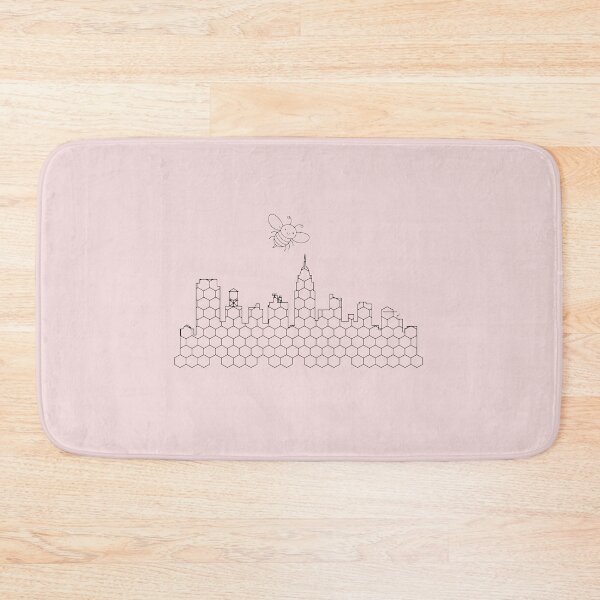 Item preview, Rooftop Beekeeper City Honey Club Urban Beekeeping Minimalist Line Art designed and sold by TauqeerArts.