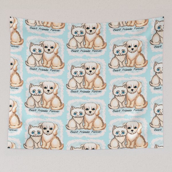 Item preview, Cat Dog Best Friends Forever designed and sold by artmuvz.